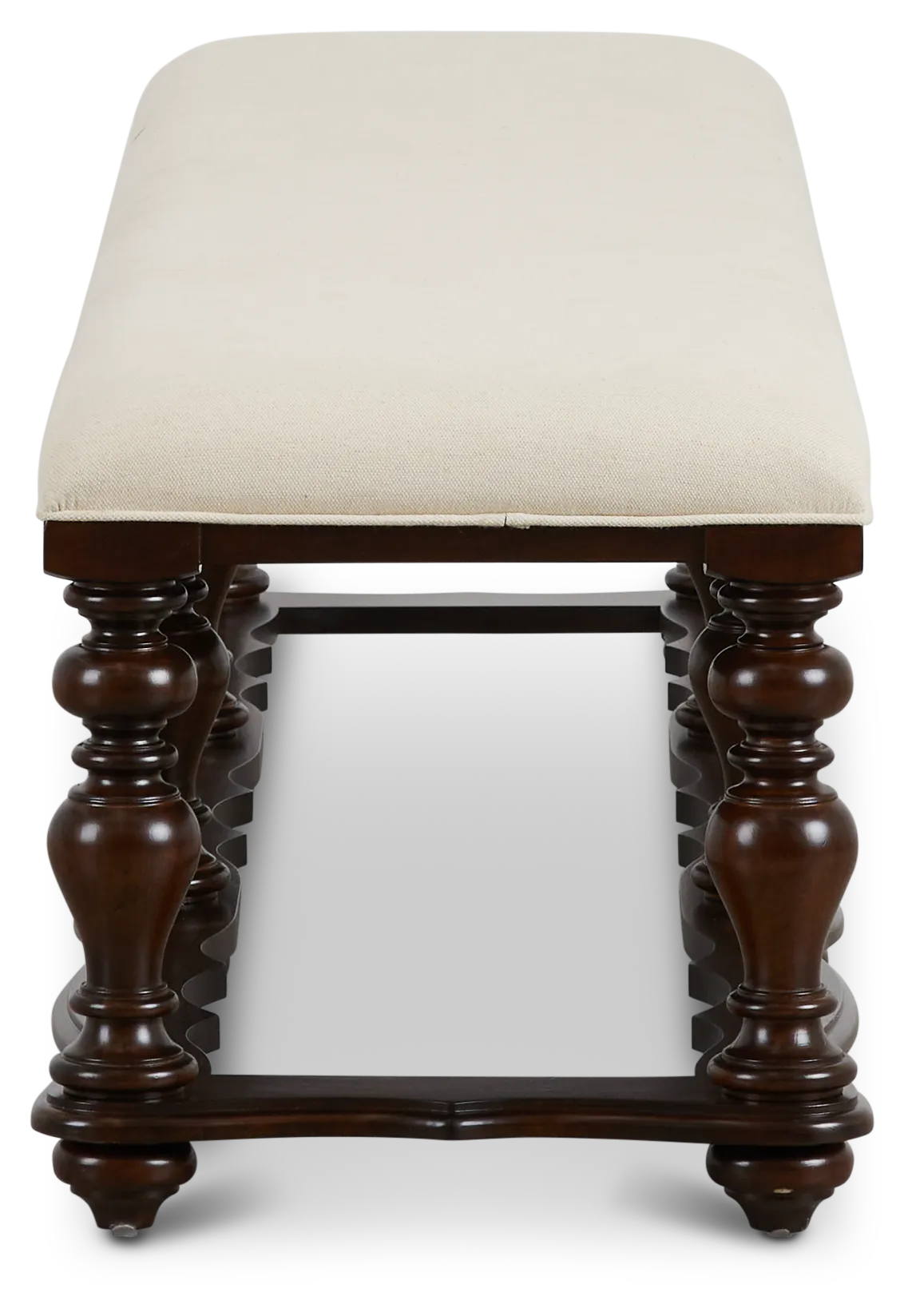 Savannah Dark Tone 83" Upholstered Dining Bench