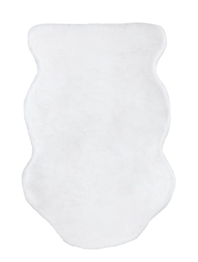 Kaycee White Shaped 6x9 Area Rug