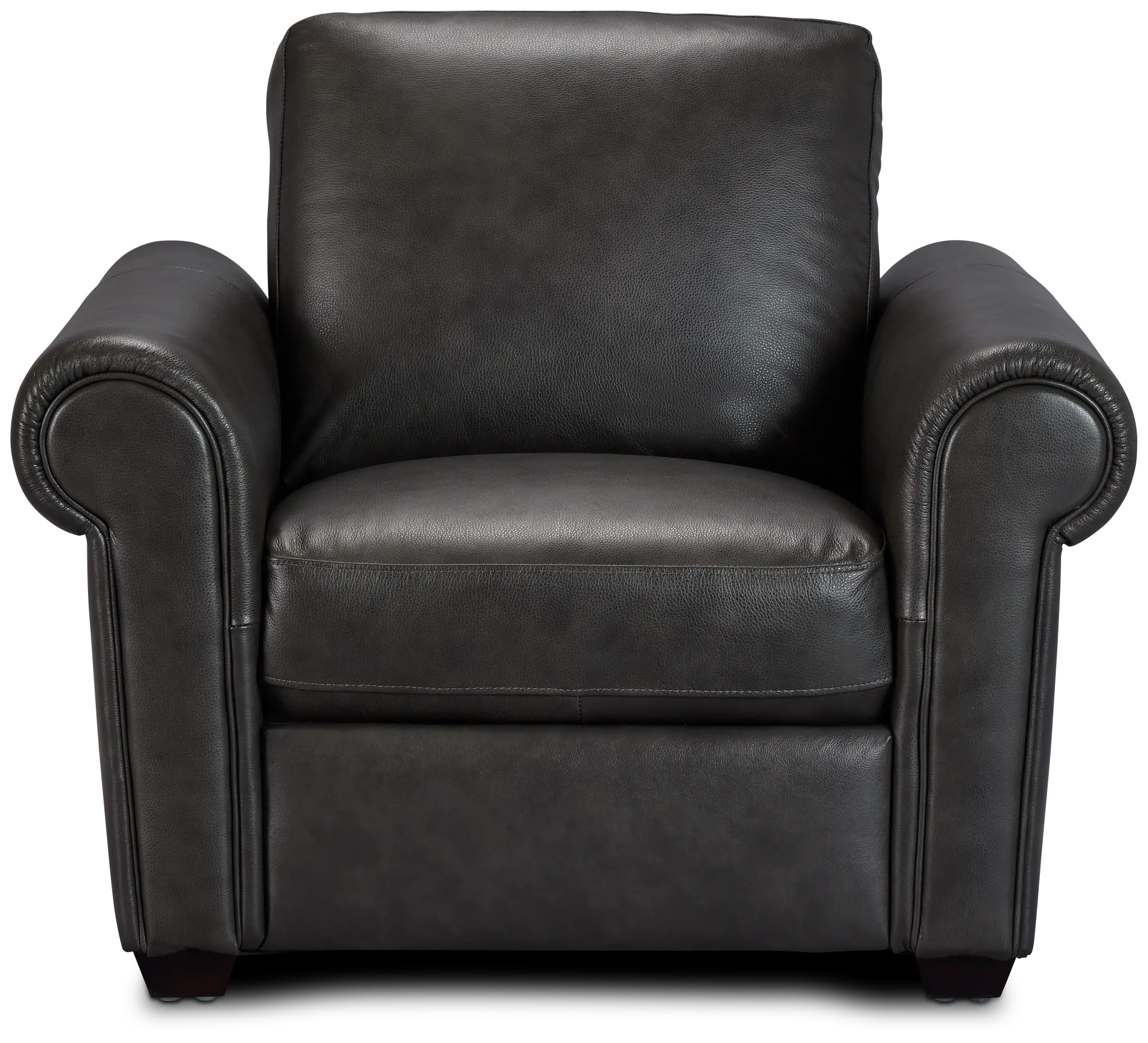 Lincoln Dark Gray Lthr/vinyl Chair Lincoln Dark Gray Lthr/vinyl Chair