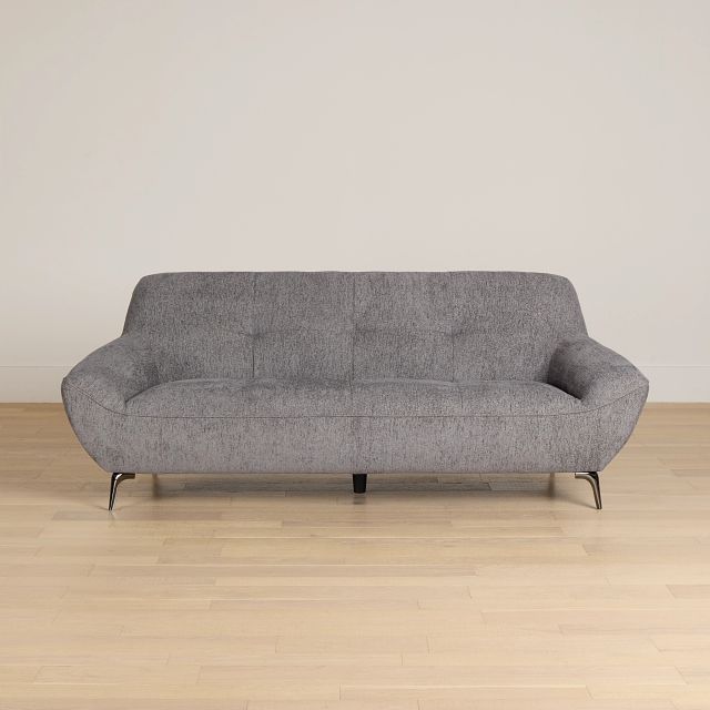 Zoey Dark Gray Fabric Sofa