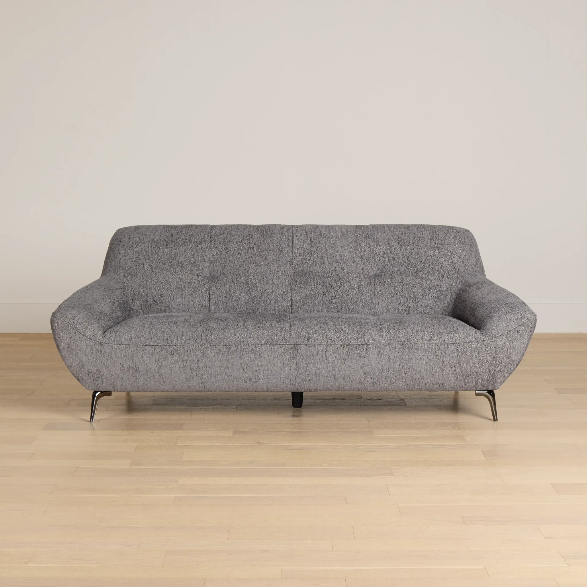 Zoey Dark Gray Fabric Sofa