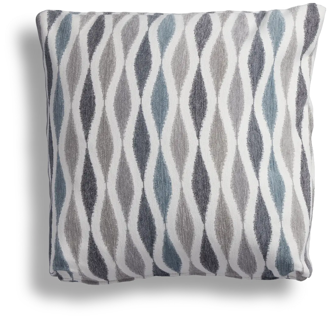 Ohgee Blue 18" Accent Pillow Ohgee Blue 18" Accent Pillow