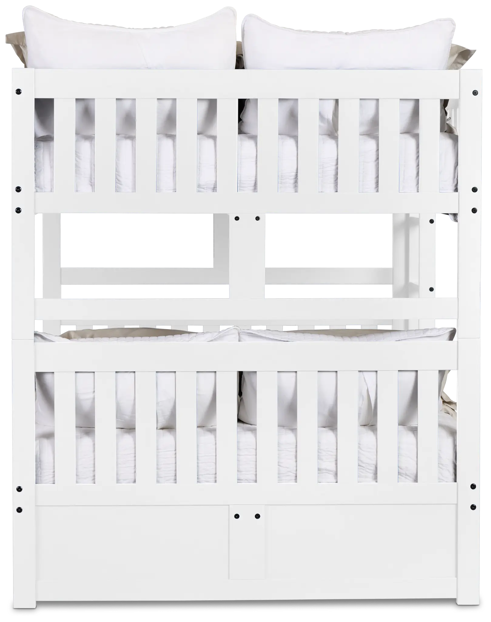 Charleston White Trundle Bunk Bed Charleston White Trundle Bunk Bed