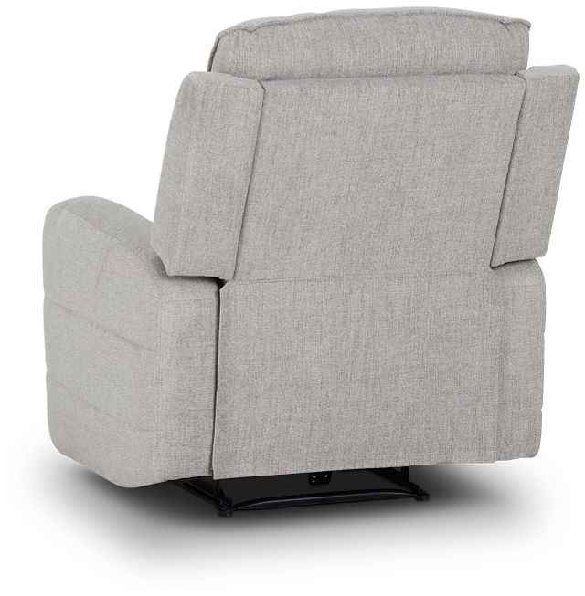 Piper Gray Fabric Power Recliner