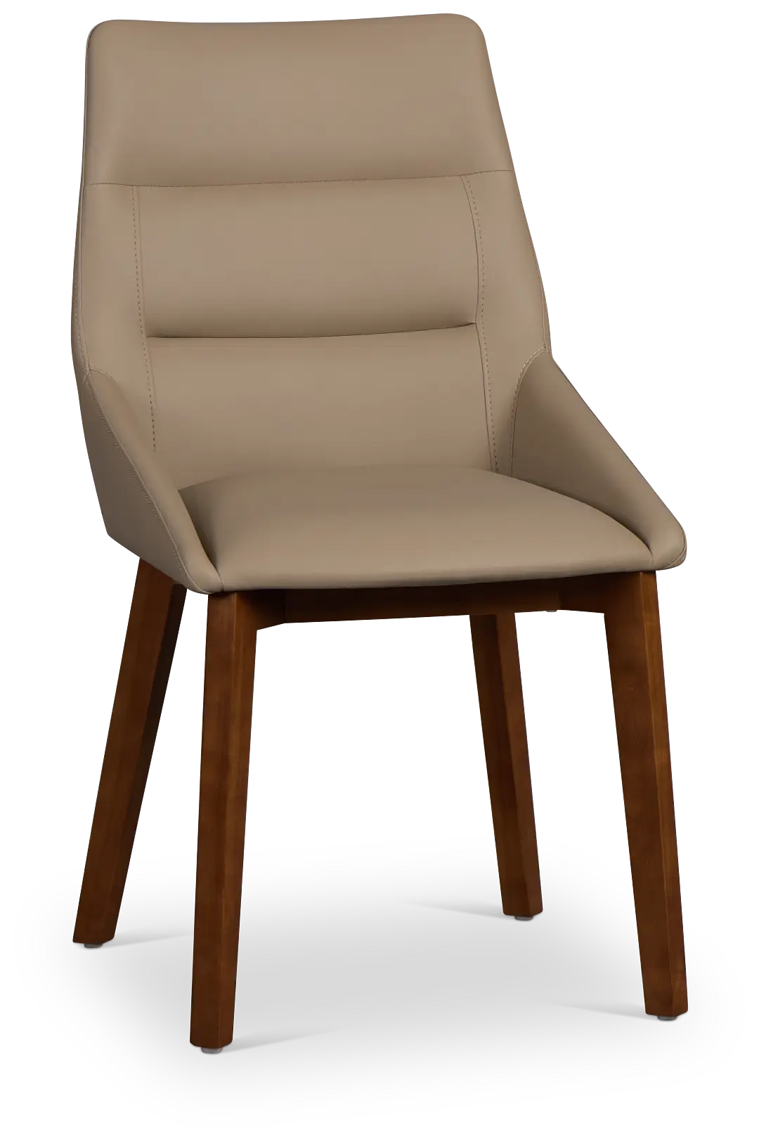 Fresno Taupe Upholstered Side Chair With Mid Tone Legs Fresno Taupe Upholstered Side Chair With Mid Tone Legs