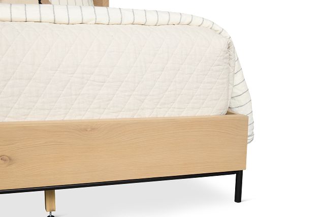 Highland Light Tone Panel Bed