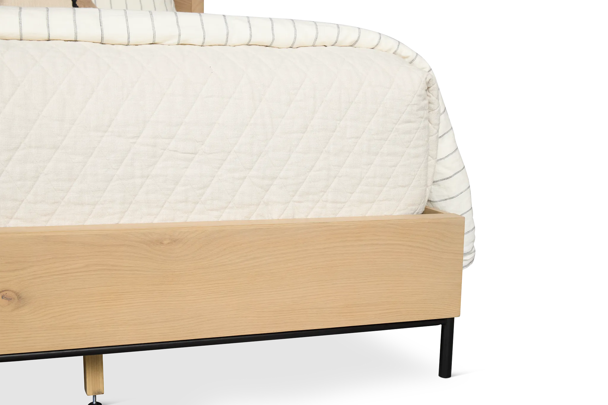 Highland Light Tone Panel Bed