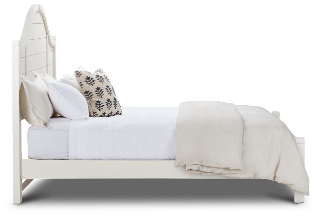 Bungalow Ivory Arched Panel Bed (2)