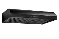 Xo Appliance 230 Series Black 30" Undercabinet Vent Hood