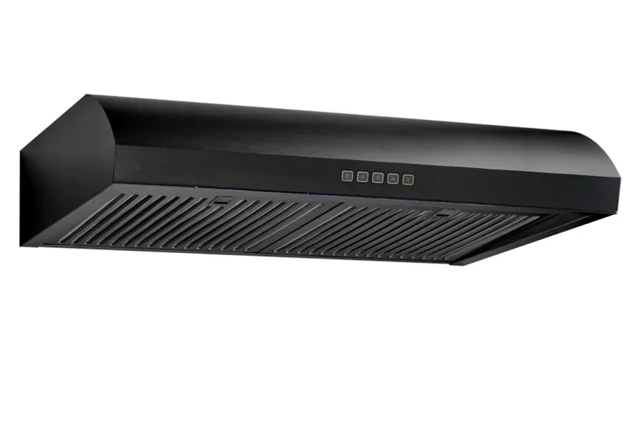Xo Appliance 230 Series Black 30" Undercabinet Vent Hood