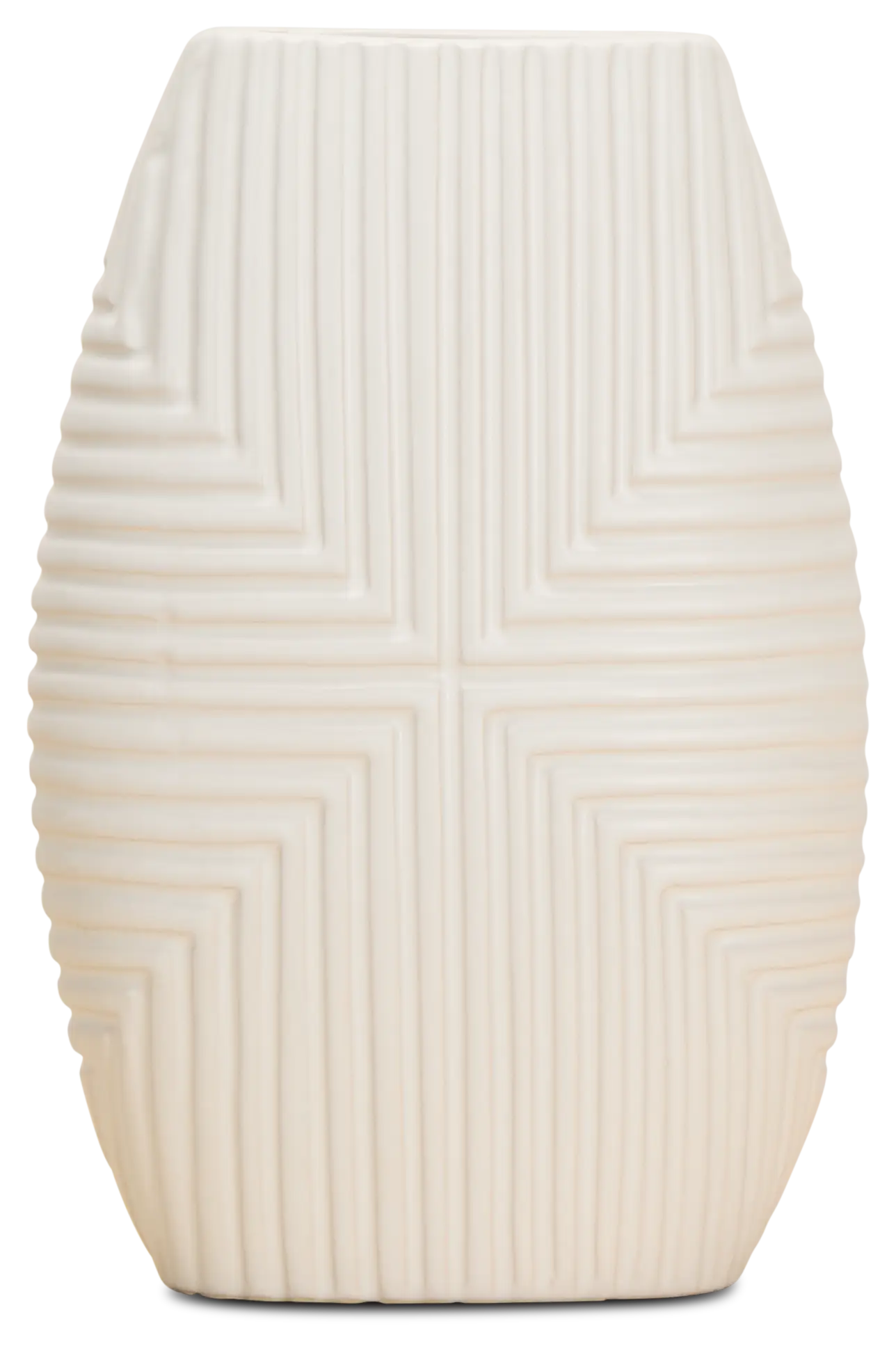 Banyan White Medium Vase Banyan White Medium Vase