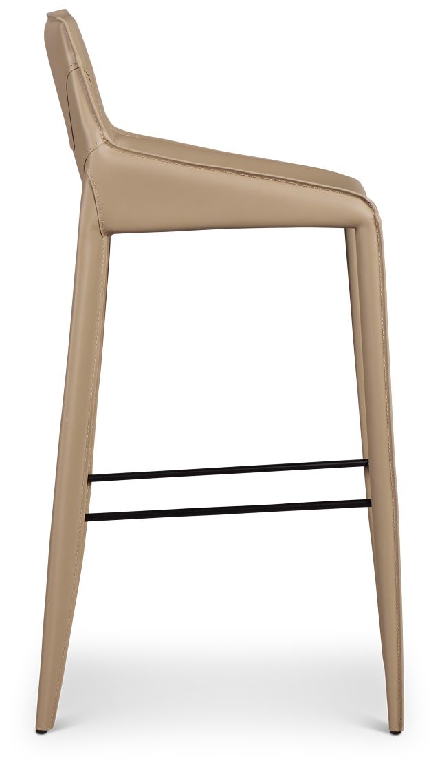 Wayne Beige 30" Upholstered Barstool