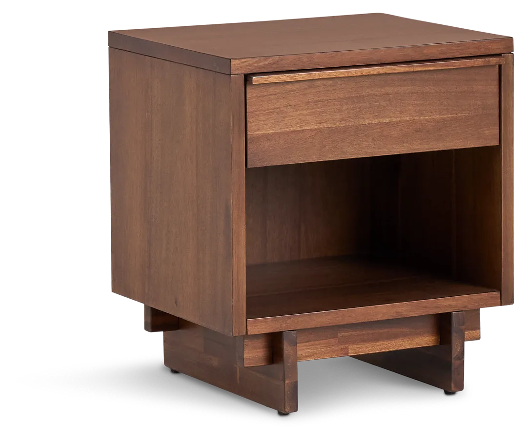 Bowery Dark Tone Nightstand