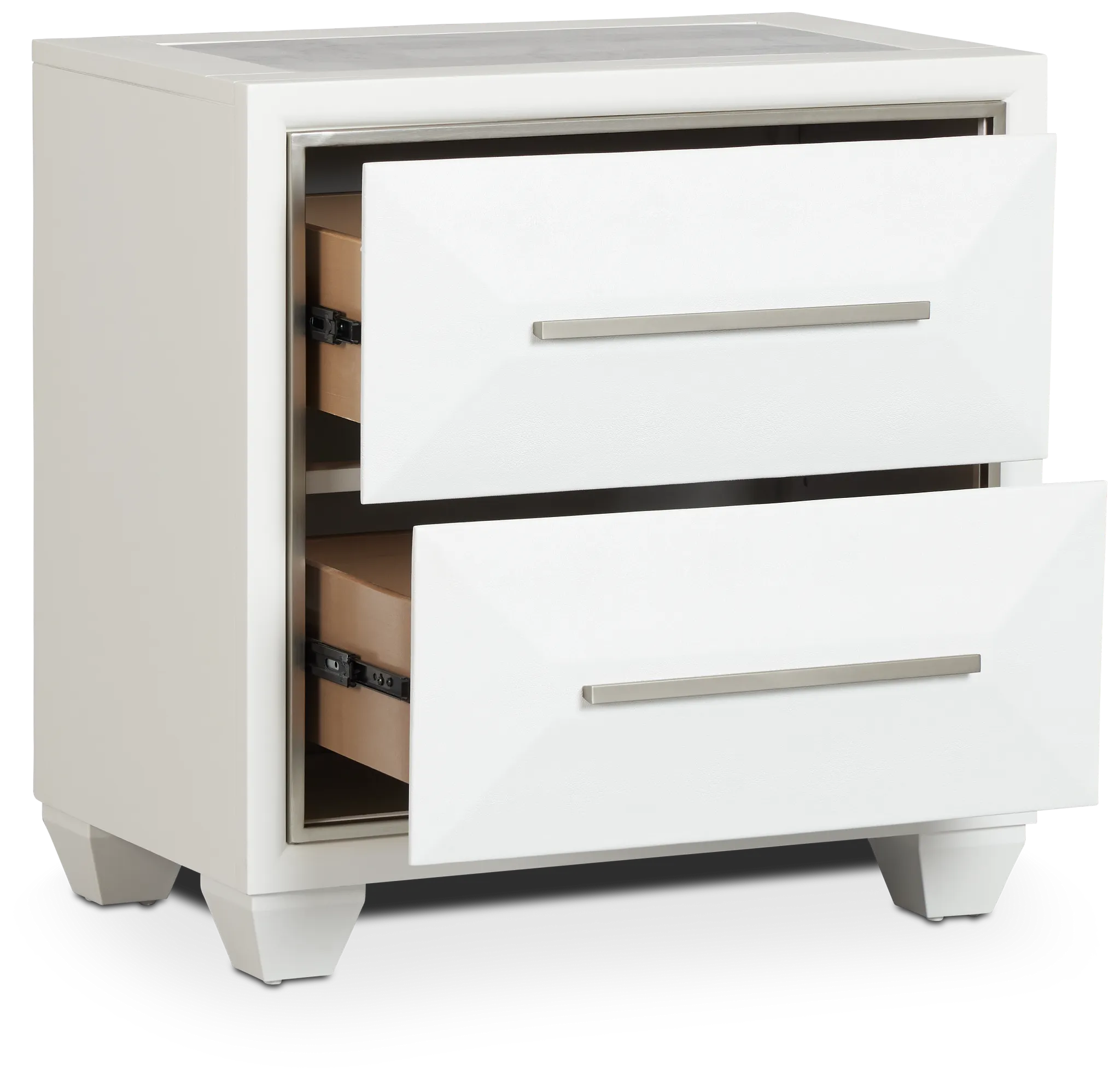 Manhattan White Nightstand
