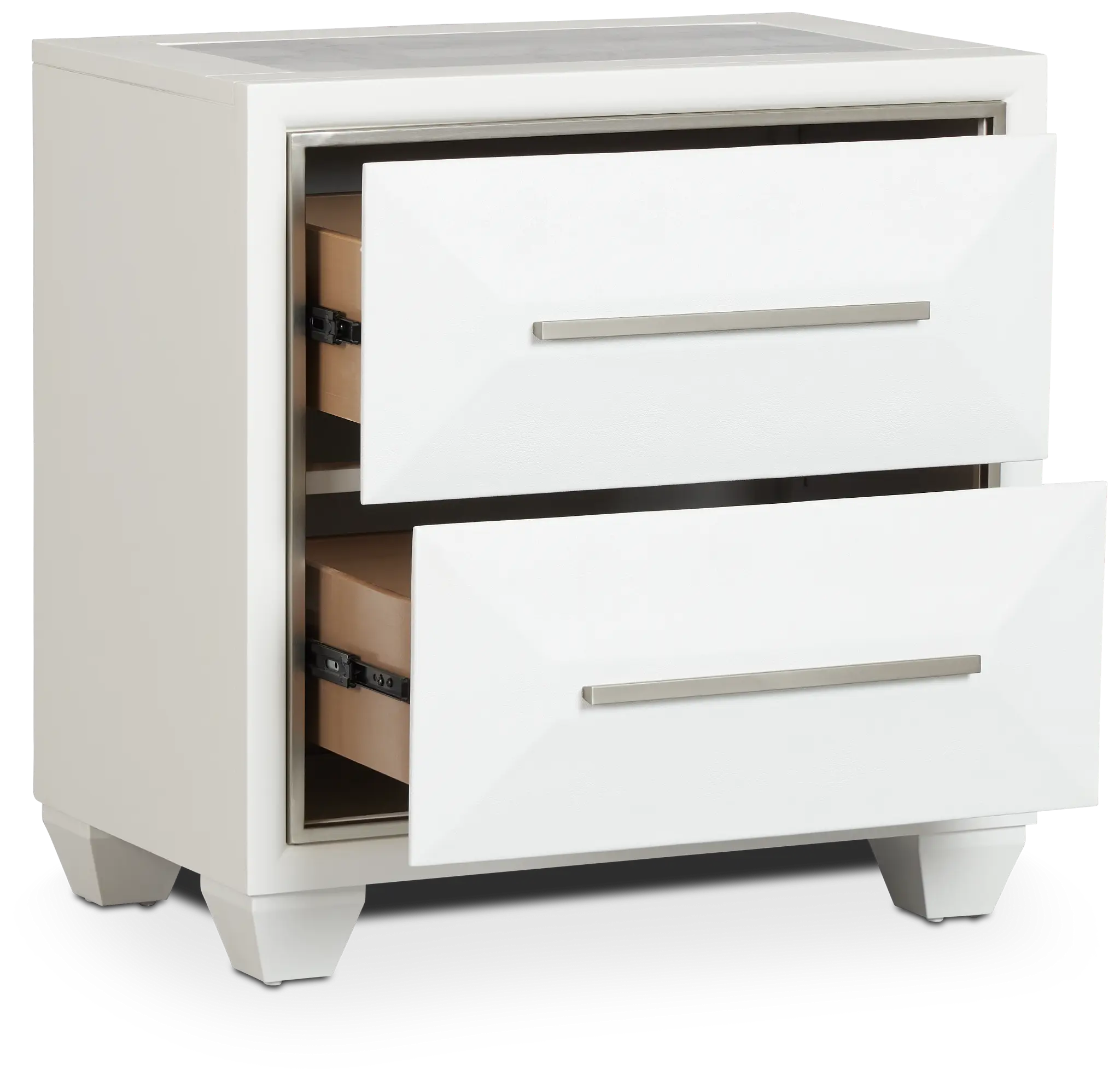 Manhattan White Nightstand Manhattan White Nightstand