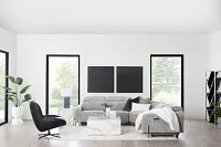 Modena White Square End Table