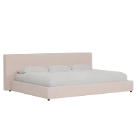 Grayton Joya Light Pink 44" Upholstered Platform Bed