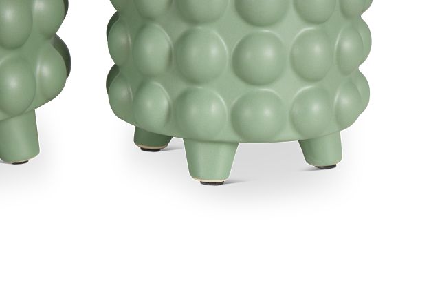 Cappi Light Green Set Of 2 Planter