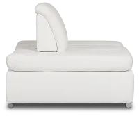 Eden White Micro Chair Pull-up Sleeper