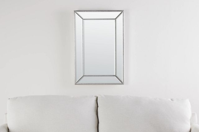 Adiva Silver Small Mirror