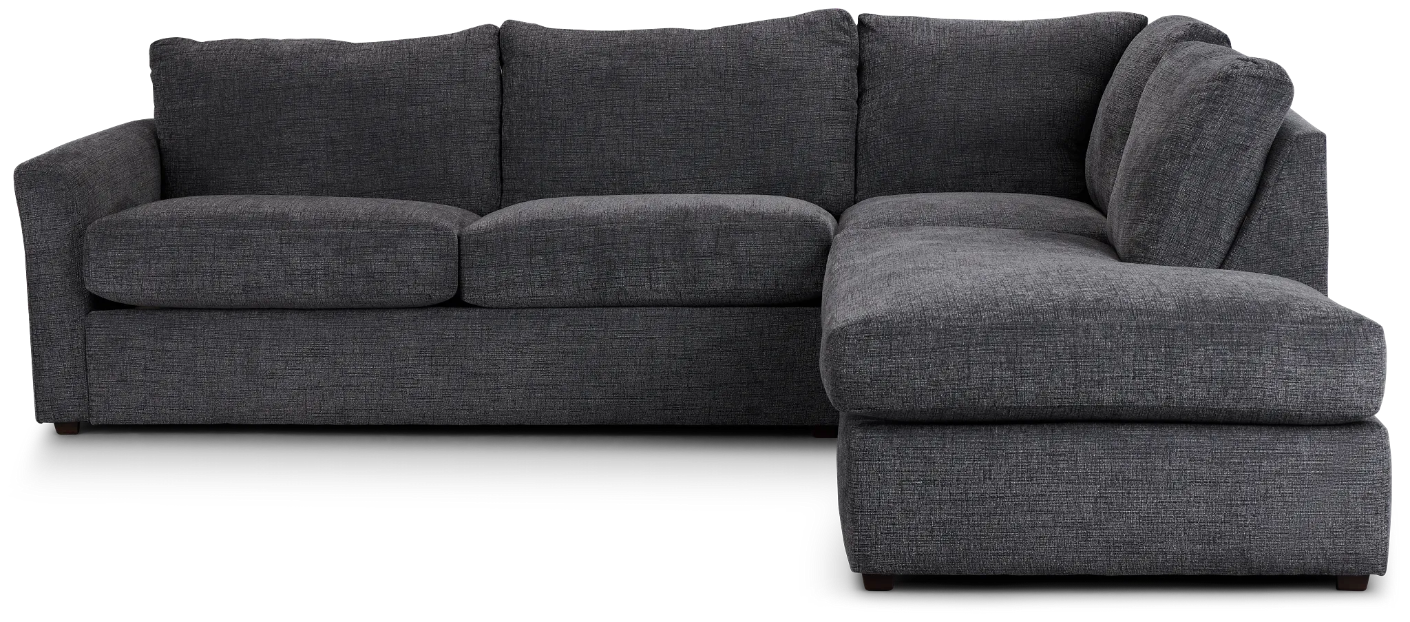 Maxie Dark Gray Micro Small Right Bumper Sectional