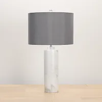 Pippi Gray Marble Table Lamp