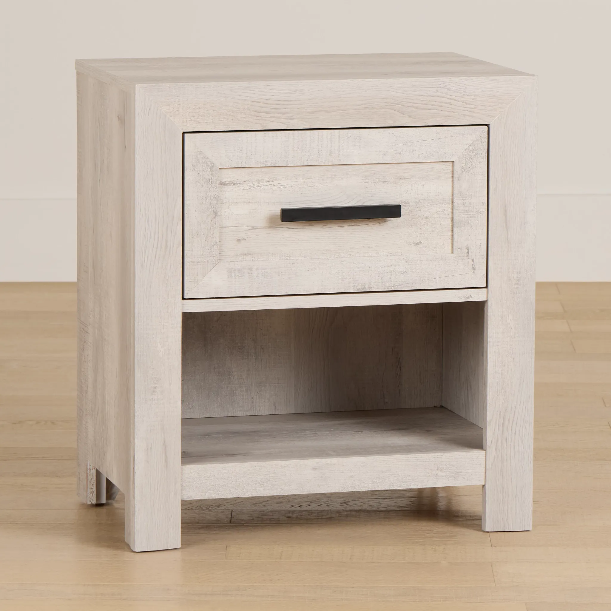 Delray White Nightstand