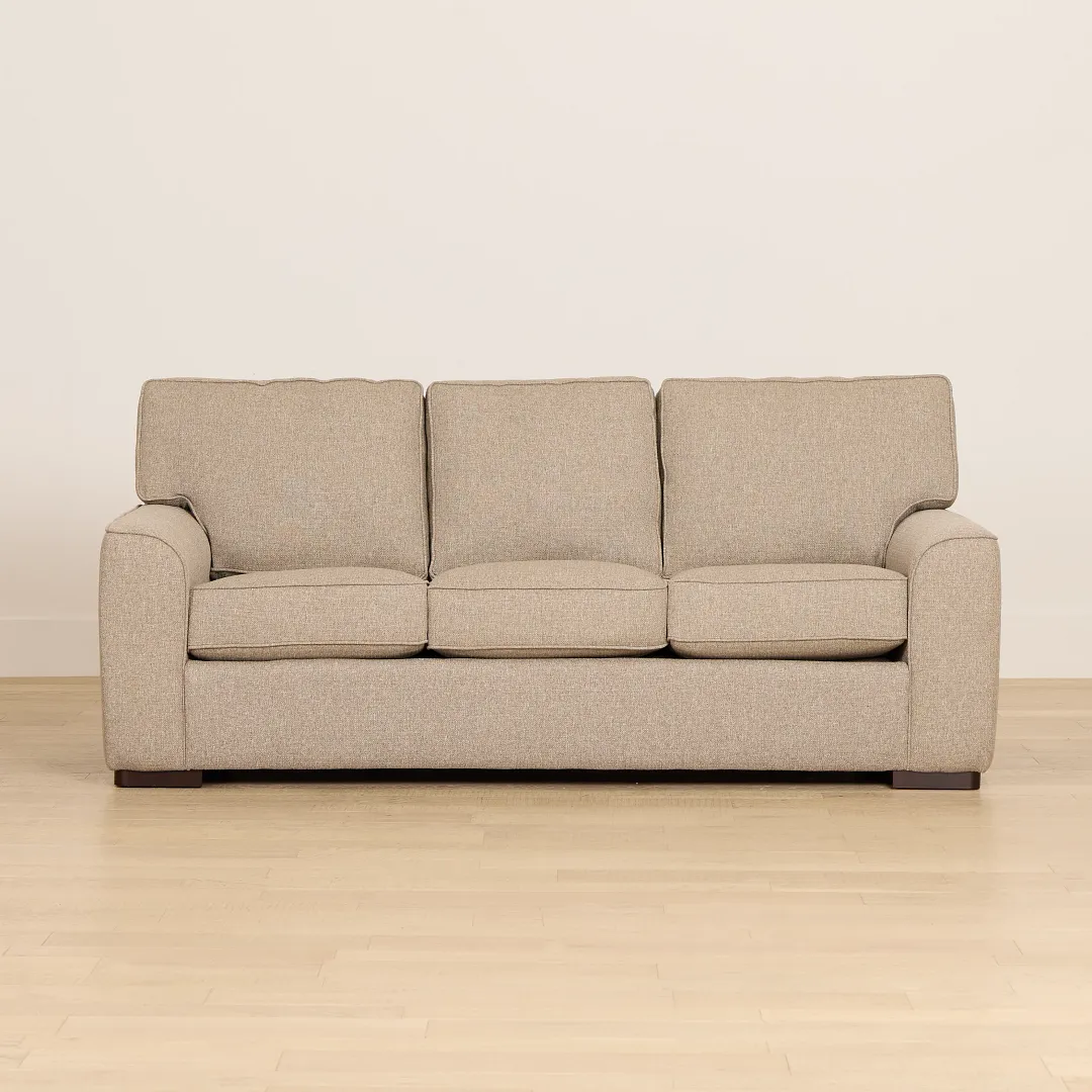 Sinclair Brown Fabric Innerspring Sleeper