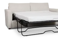 Miller Light Gray Fabric Memory Foam Sleeper