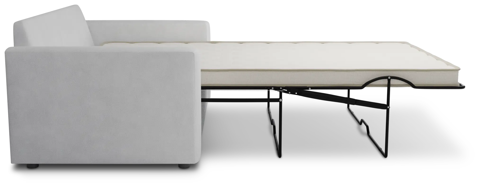 Siesta Peyton White Fabric Innerspring Sleeper Siesta Peyton White Fabric Innerspring Sleeper