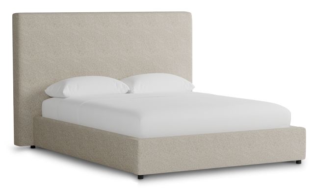 Grayton Gellar Green 54" Upholstered Platform Bed