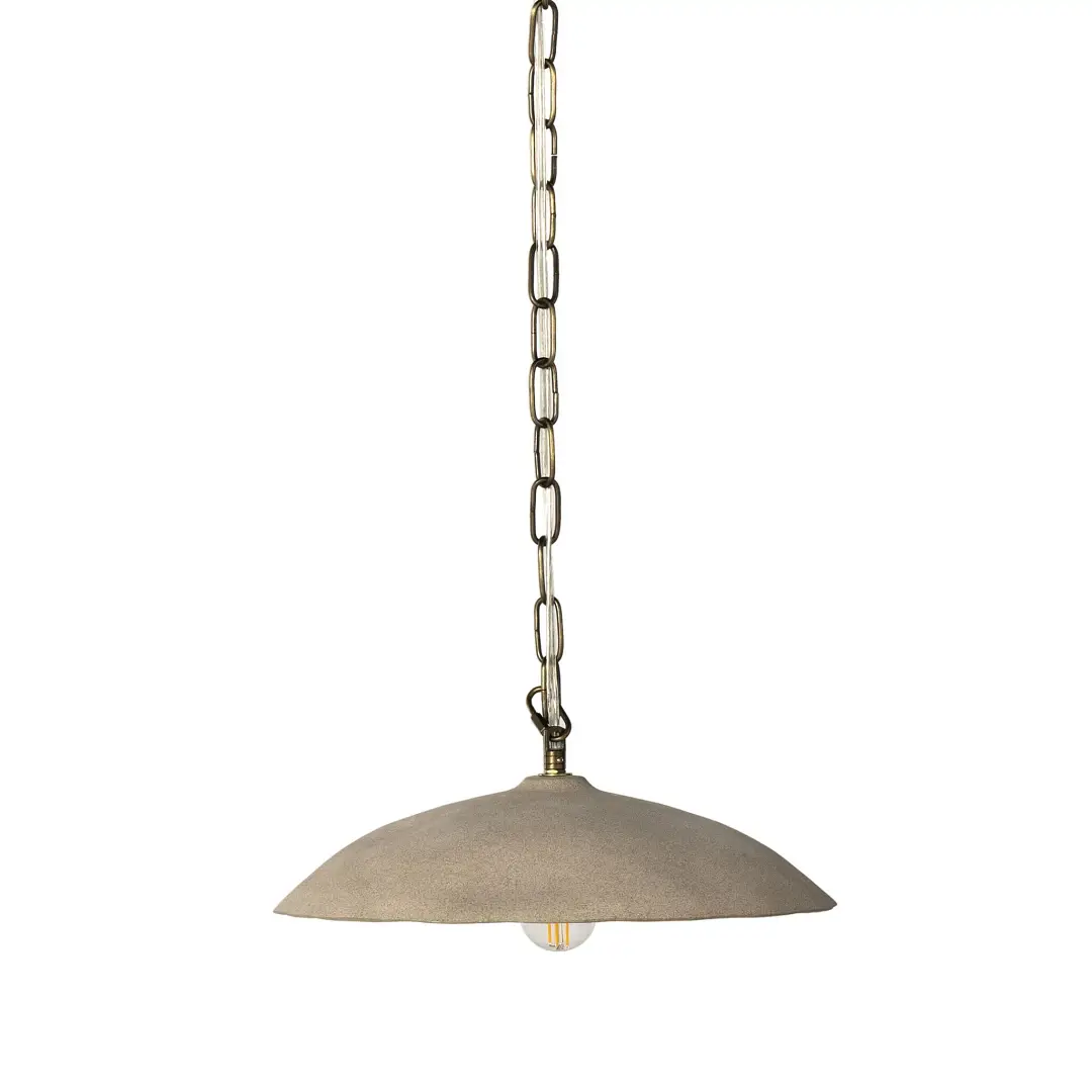 Four Hands Rinan Beige Ceramic Pendant Four Hands Rinan Beige Ceramic Pendant