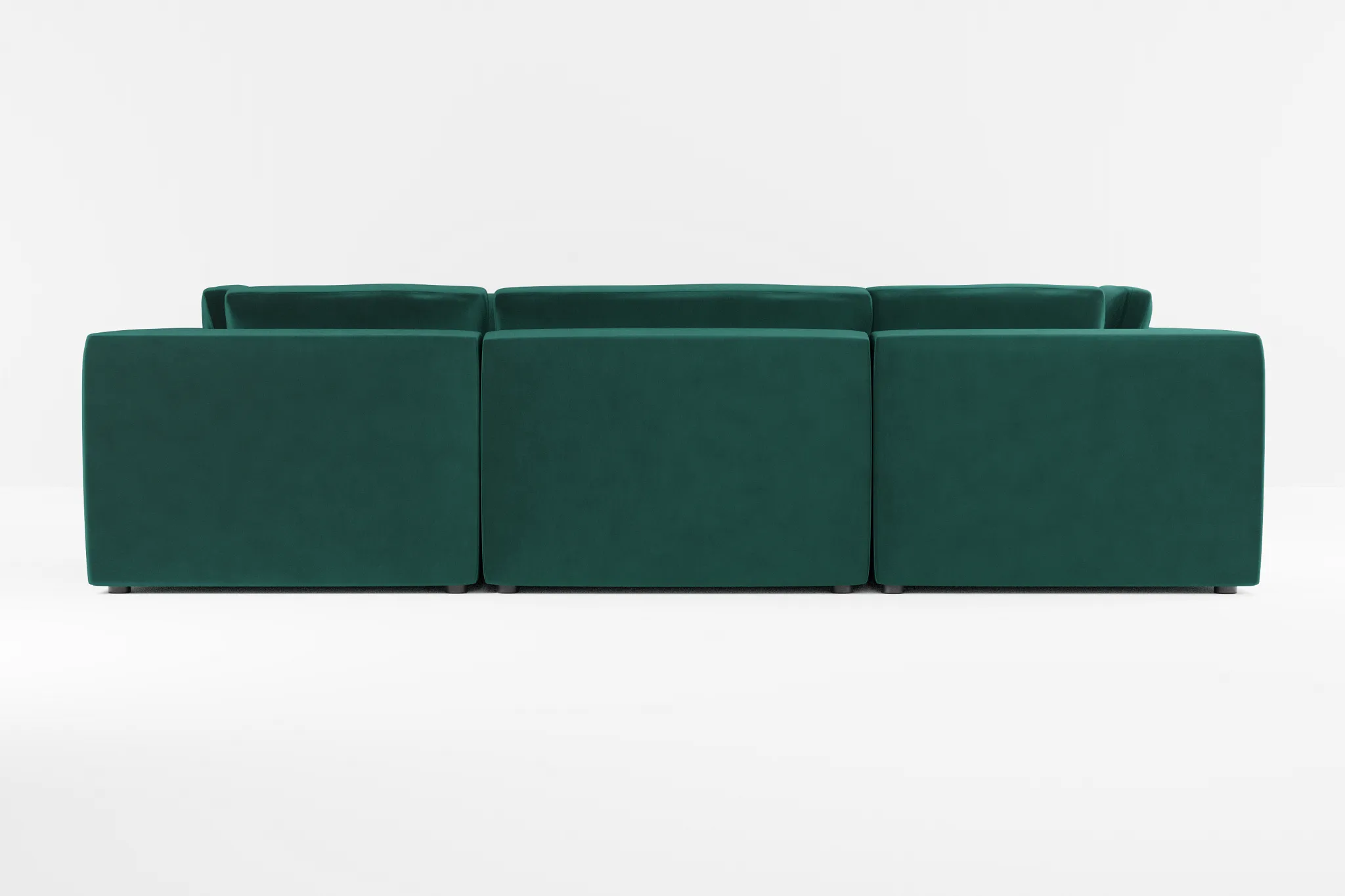 Destin Joya Green Velvet 8-piece Modular Sectional