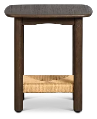 Santorini Dark Tone Square End Table
