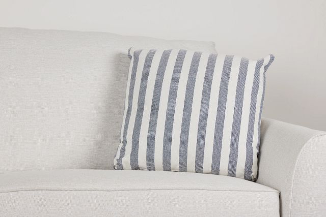 Sea Lane Dark Blue 20" Accent Pillow