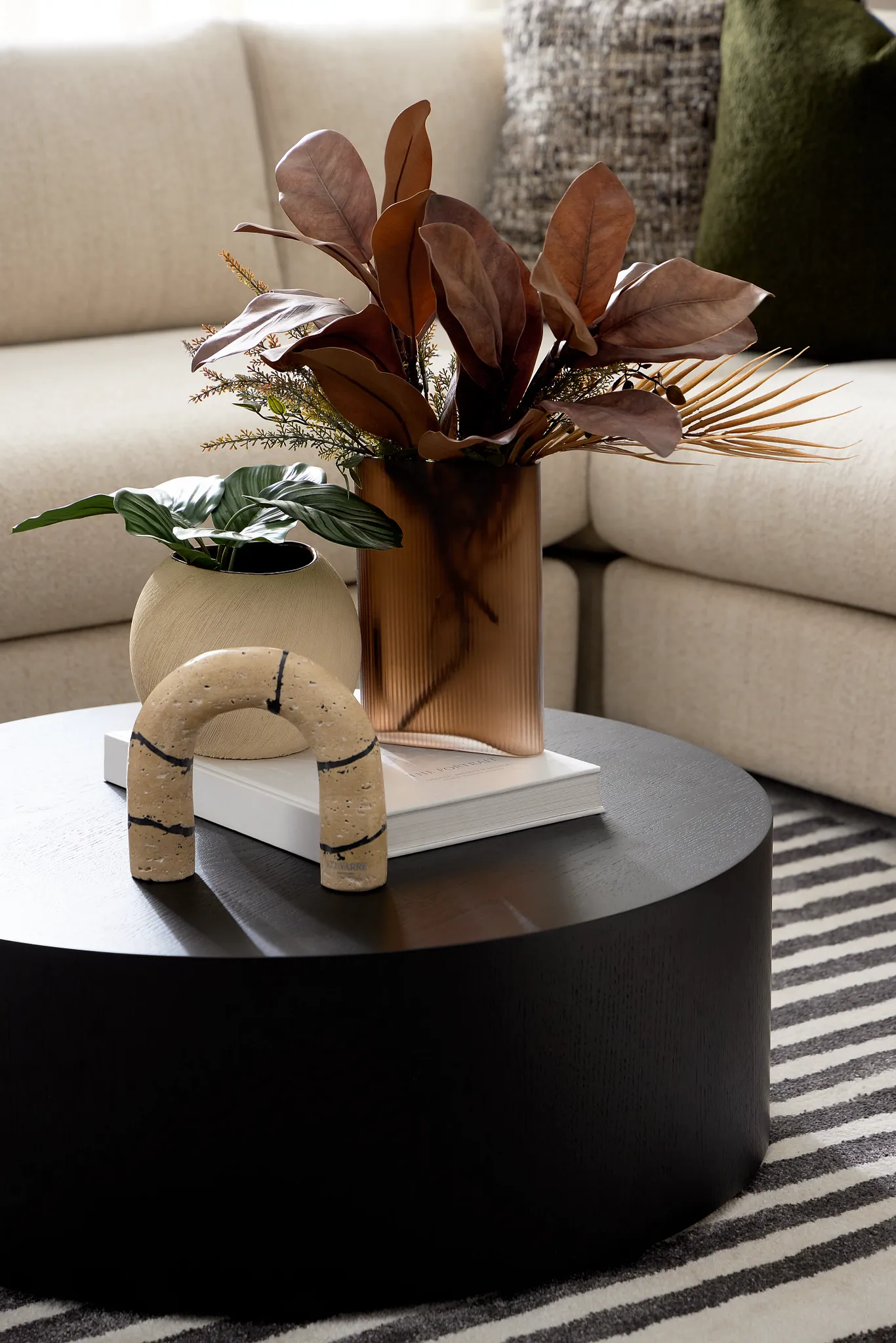 Juna Tall Brown Vase