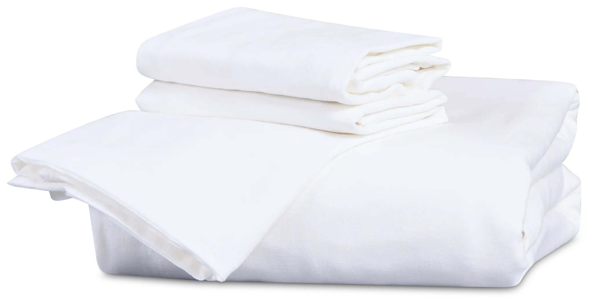 Rest & Renew Linen Blend White Duvet Set