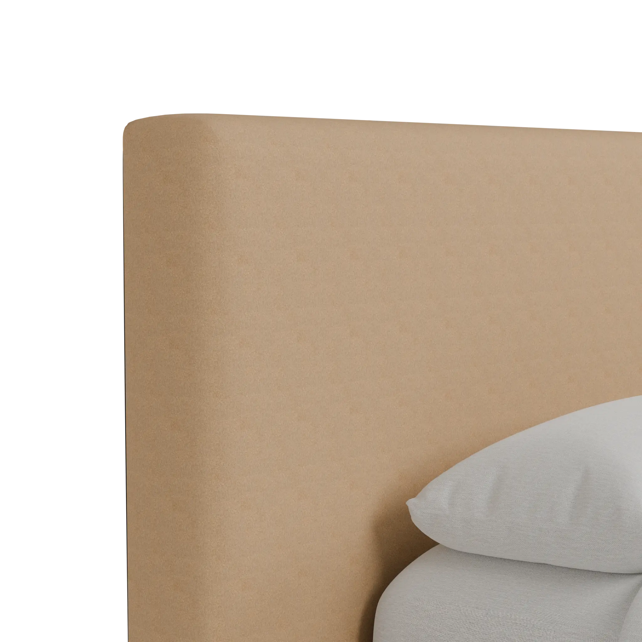Grayton Merino Taupe 44" Upholstered Platform Bed Grayton Merino Taupe 44" Upholstered Platform Bed