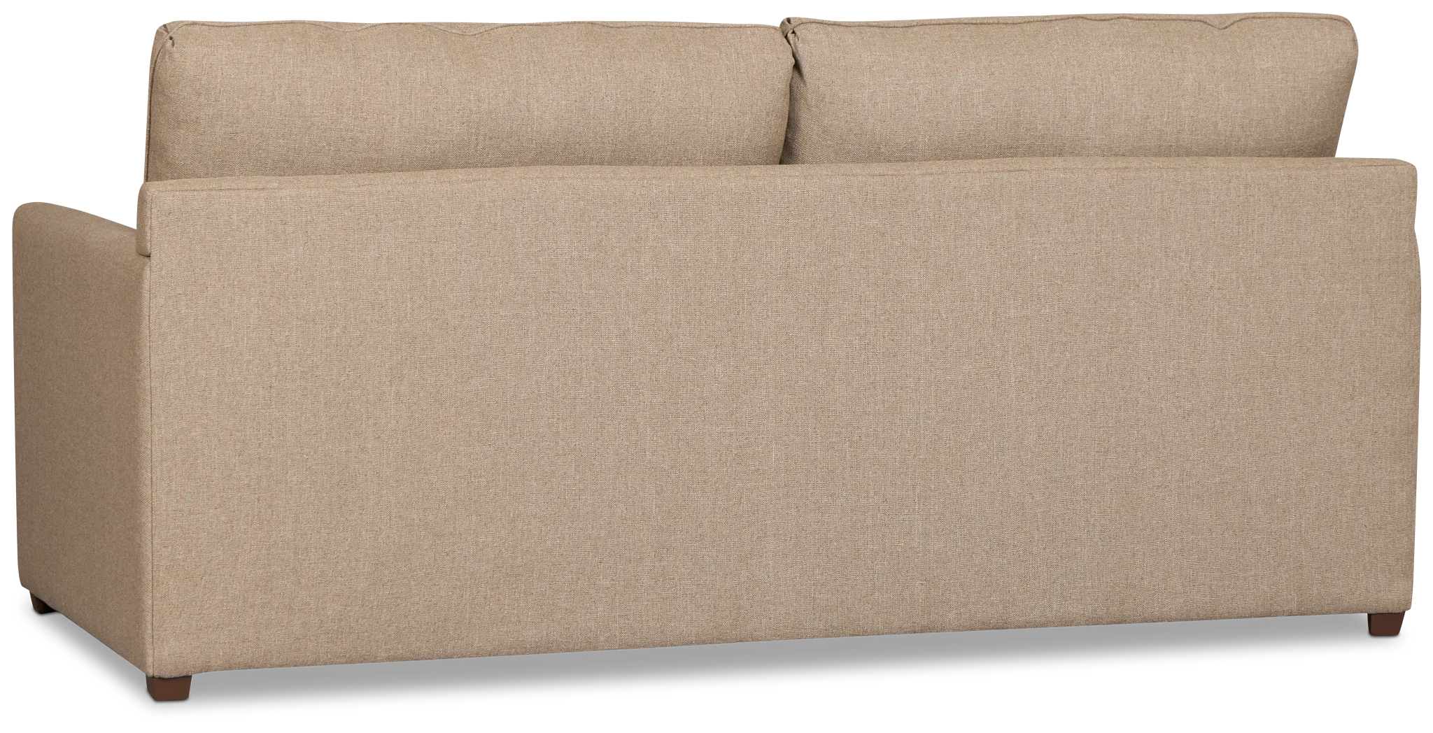 Tate Brown Fabric Memory Foam Sleeper