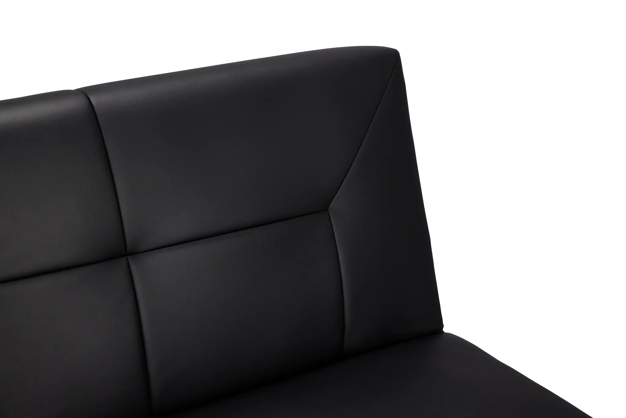 Andes Black Micro Sofa Futon Andes Black Micro Sofa Futon