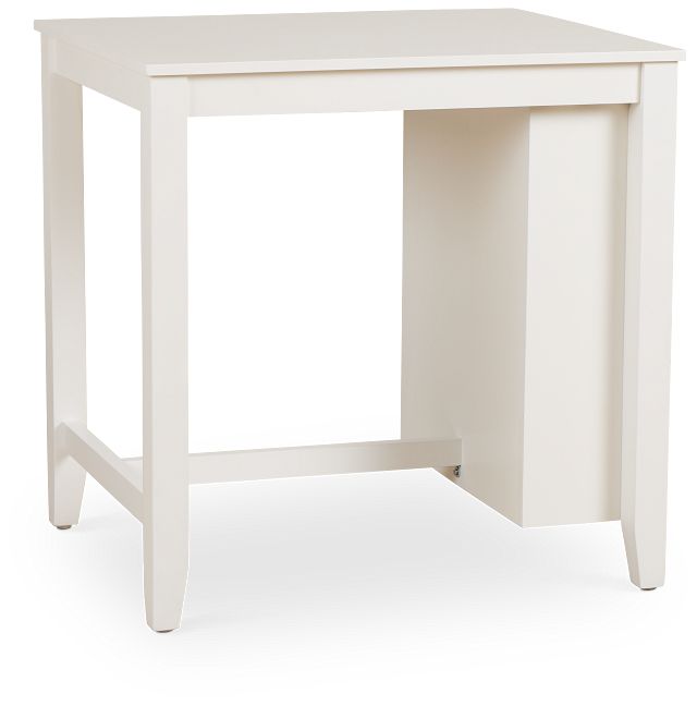 Edgartown White Storage High Dining Table