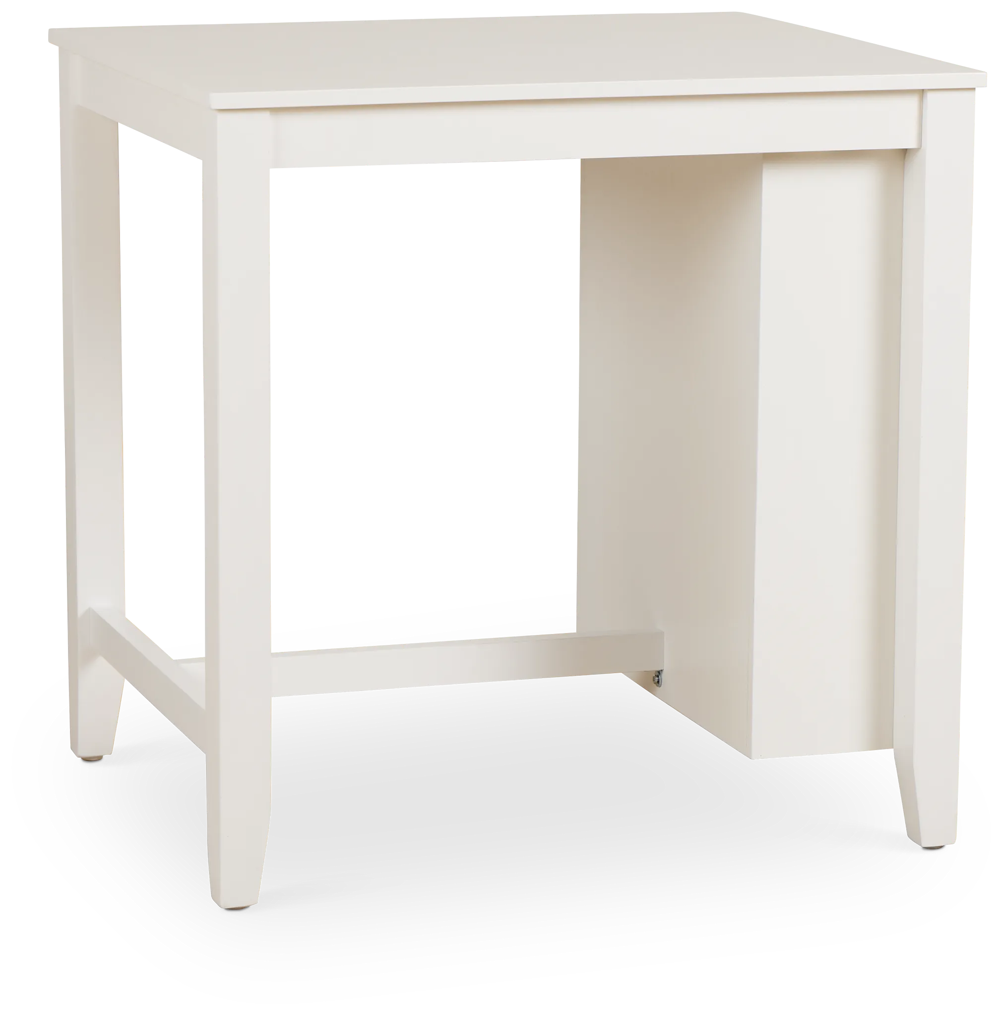 Edgartown White Storage High Dining Table