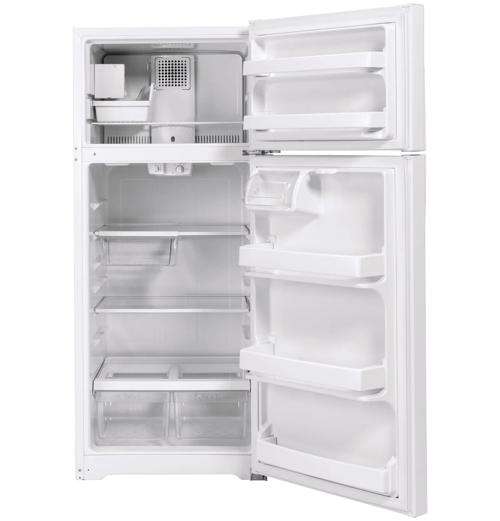 Ge 18 Series White Top Freezer Refrigerator Ge 18 Series White Top Freezer Refrigerator