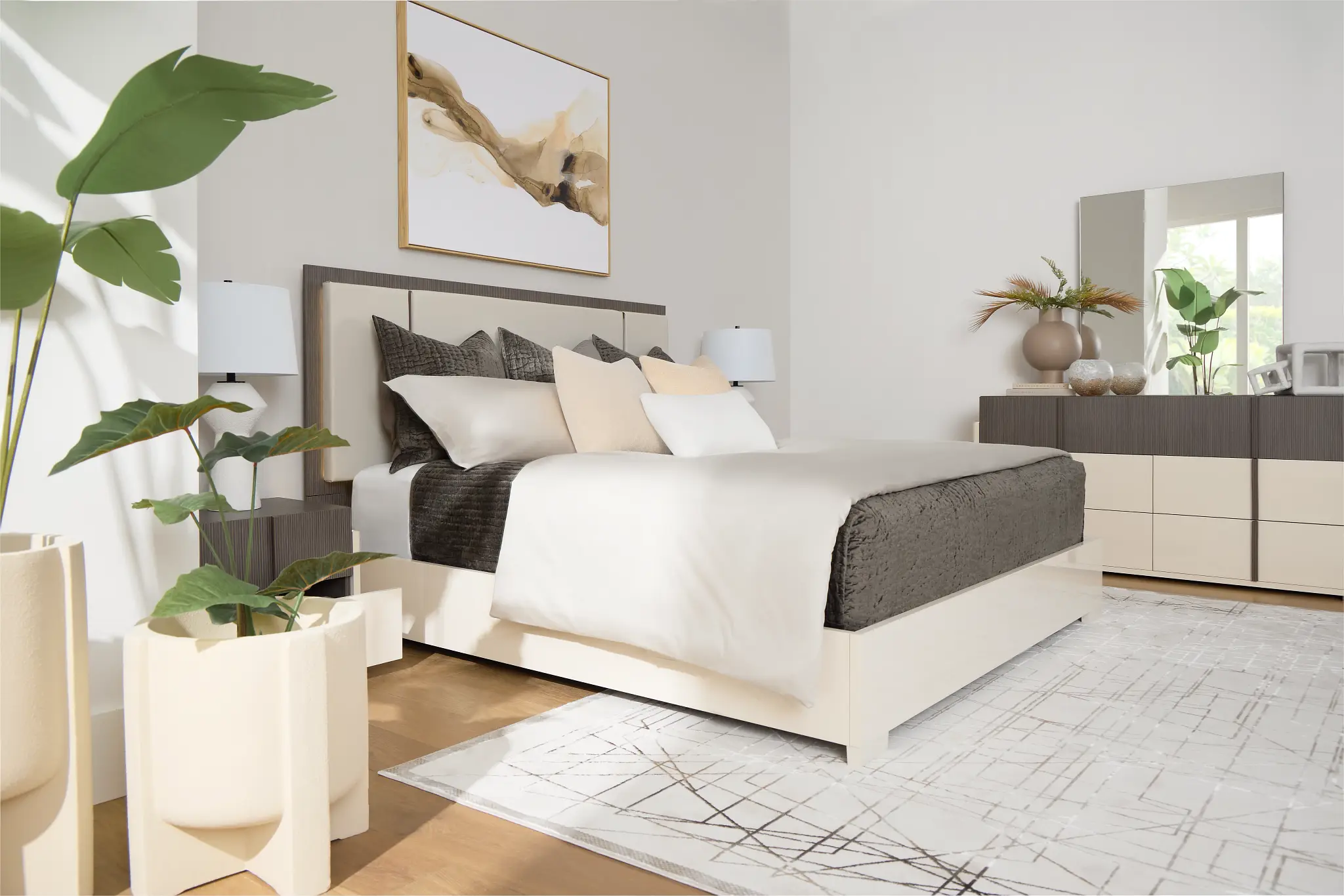 Sienna Two-tone Platform Bed Sienna Two-tone Platform Bed