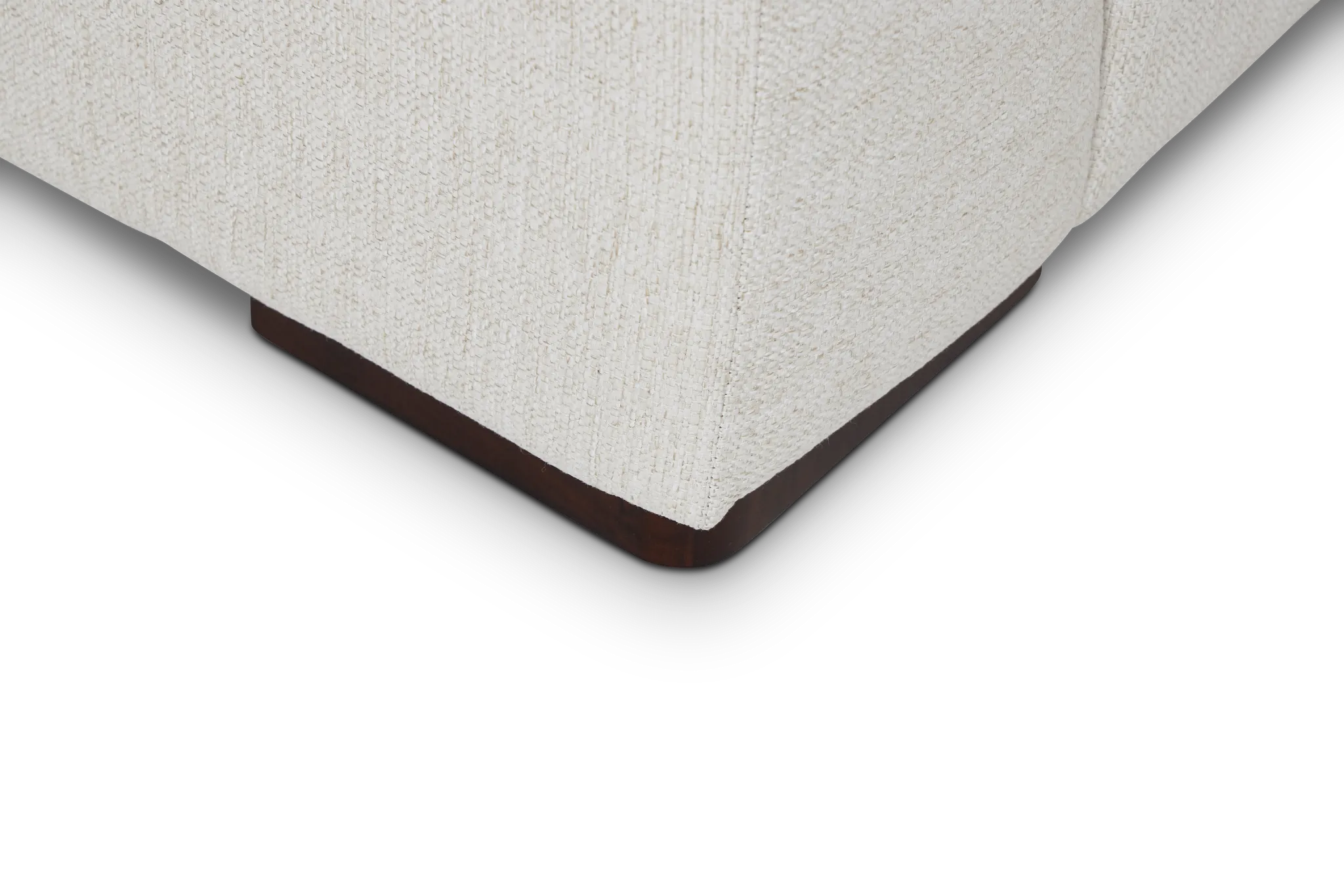 Veronica White Down Left Chaise Sectional