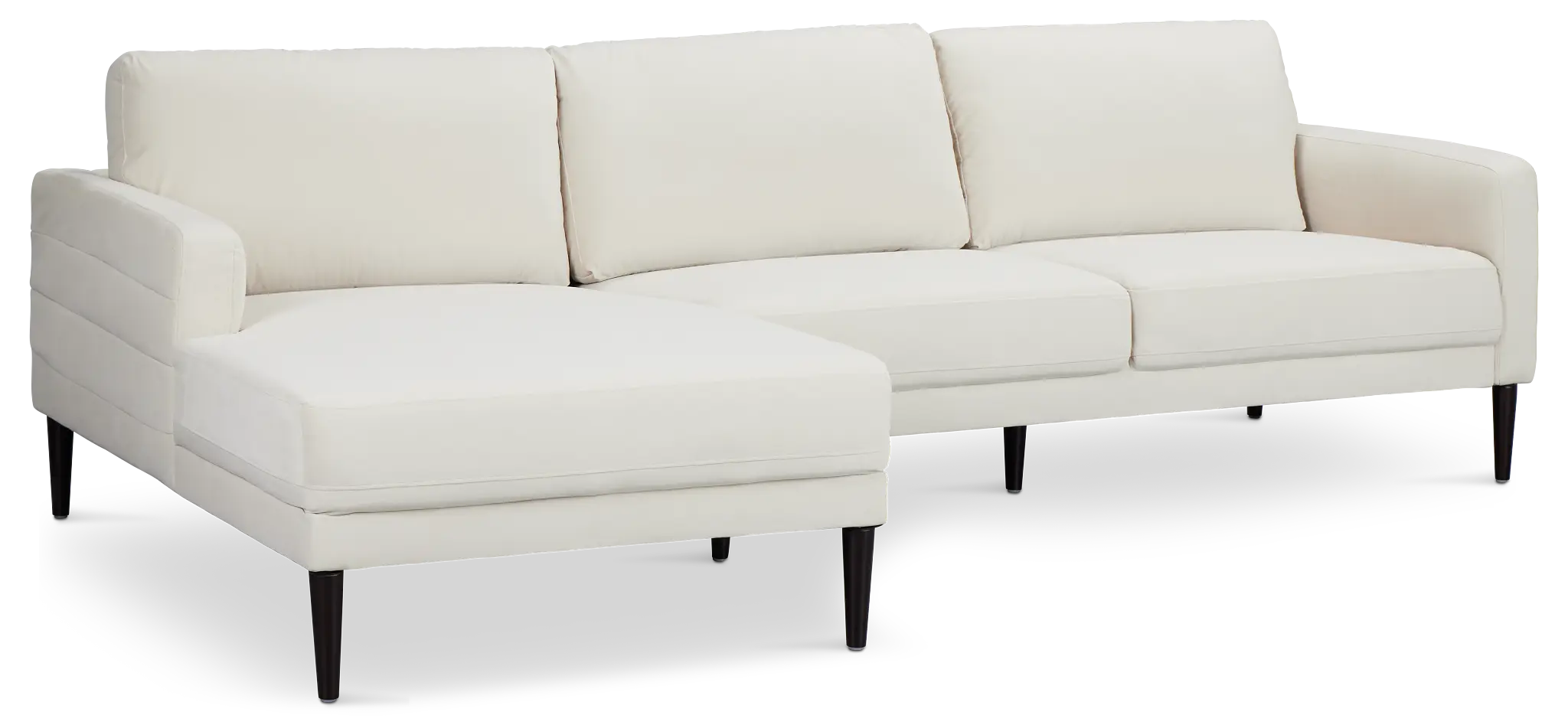 Nala Light Beige Velvet Left Chaise Sectional Nala Light Beige Velvet Left Chaise Sectional
