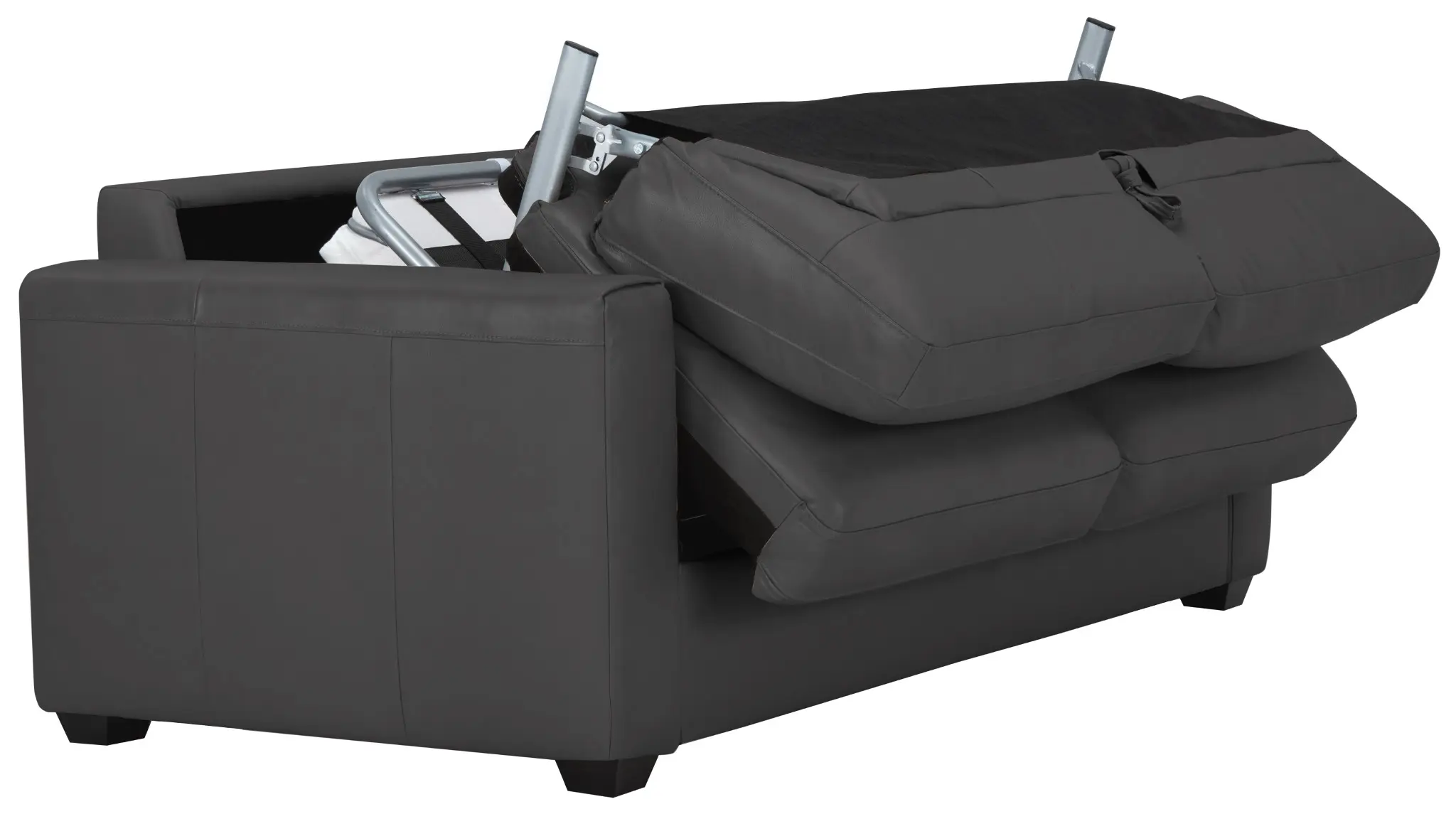 Lane Dark Gray Lthr/vinyl Memory Foam Sleeper Lane Dark Gray Lthr/vinyl Memory Foam Sleeper
