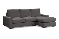 Edgewater Peyton Gray Right Chaise Sectional
