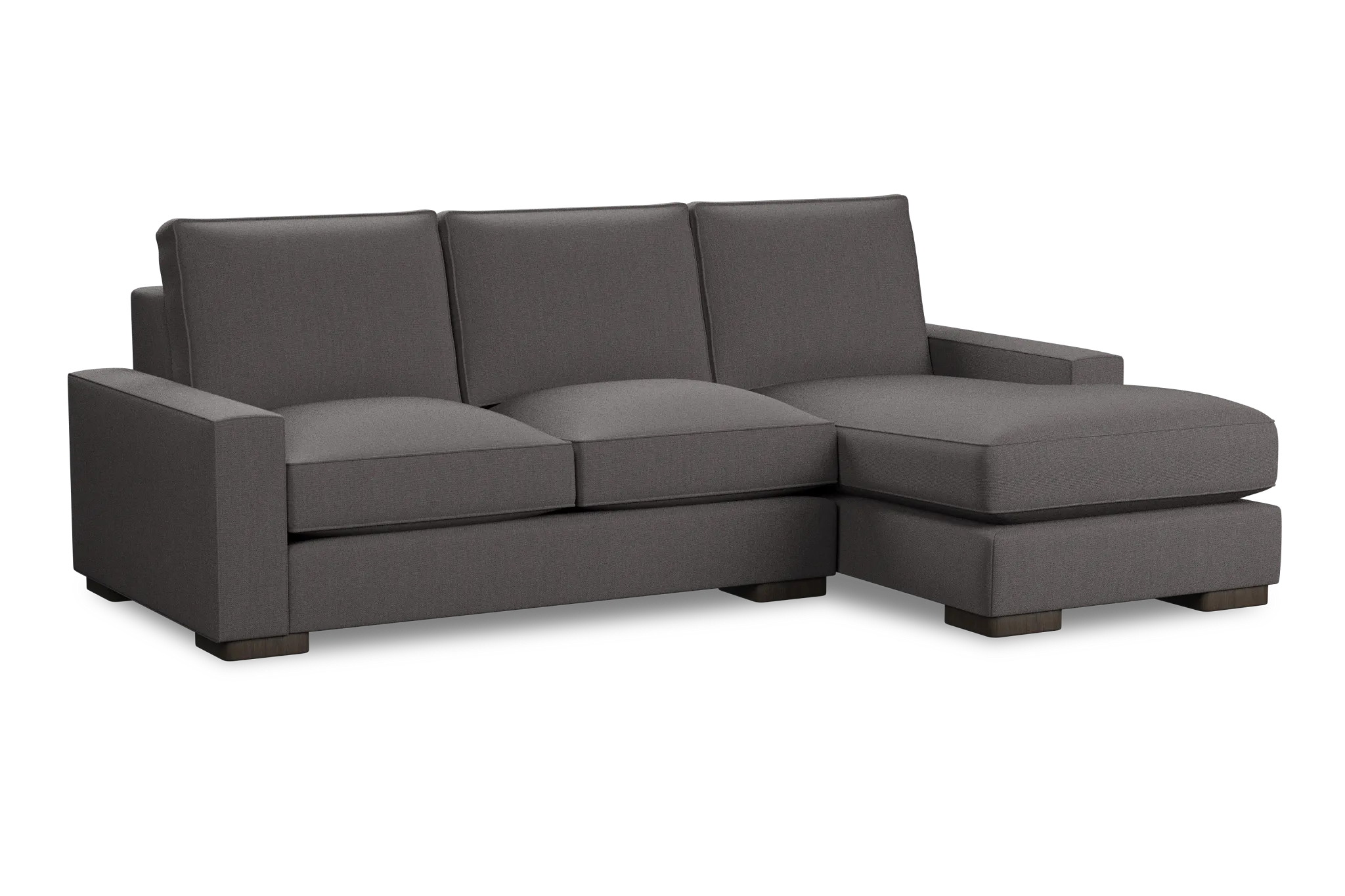 Edgewater Peyton Gray Right Chaise Sectional