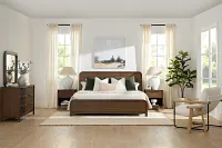 Pacific Mid Tone Platform Bed